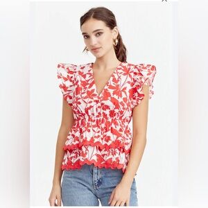 Adelyn Rae floral top